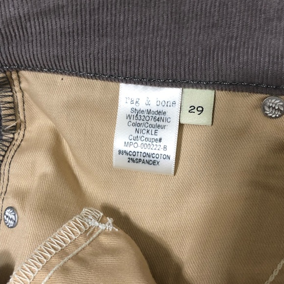 ****SOLD*****Rag & Bone High Rise skinny - Picture 5 of 6